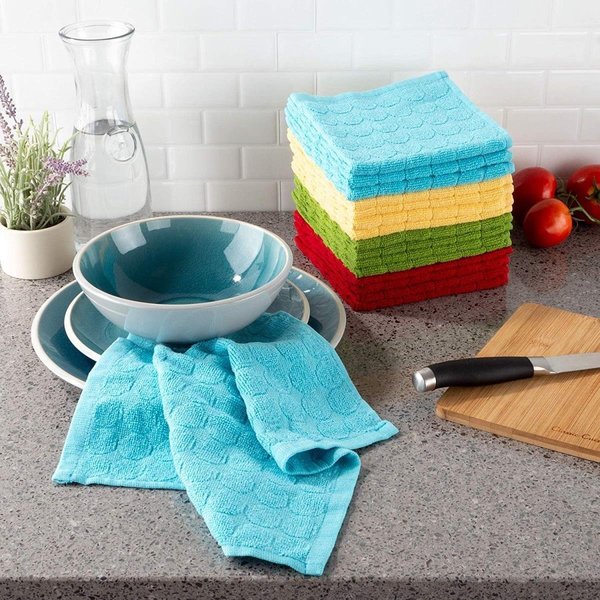 Perro Chino 12.5 x 12.5 in. Home Kitchen Dish Cloth, Multi-Color PE2005234